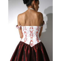 Trouwjurk "Belle Epoche". Maat 34,36,38